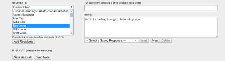 Send and Receive Case Notes β PACCAR Solutions