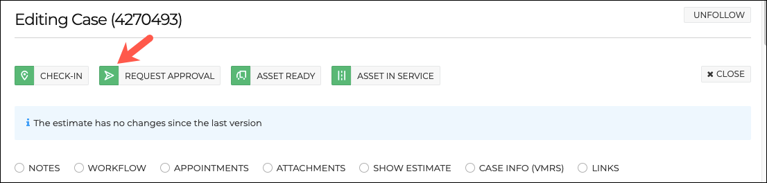 Request Approval of an Estimate – PACCAR Solutions